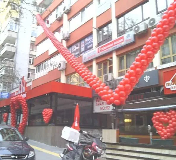 Kurum binası açılış balon süsleme Ankara