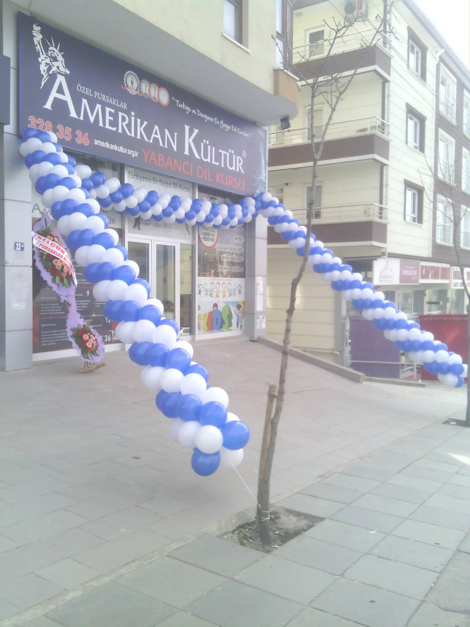 Ankara parti kırmızı beyaz balon kemer
